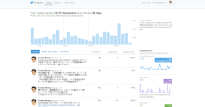 Tweet Activity analytics for ounziw